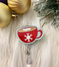 Load image into Gallery viewer, hot cocoa badge reel
