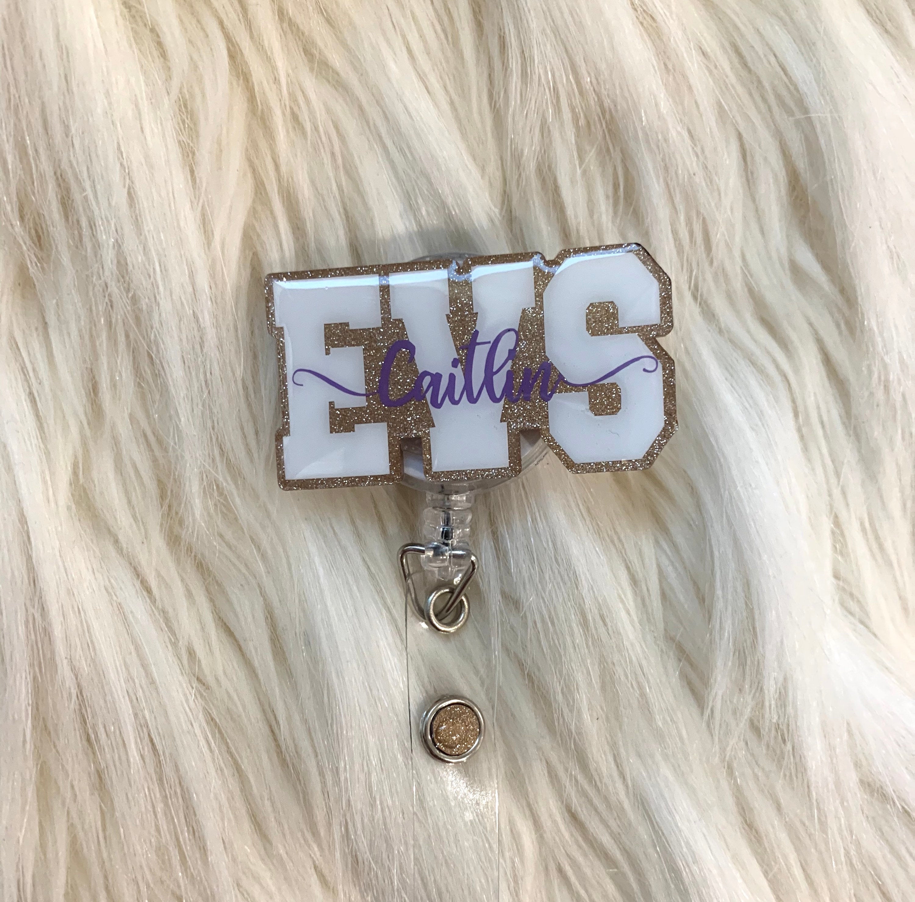 Personalized EVS Name Badge Reel/ ID Holder – Ivey Inspires