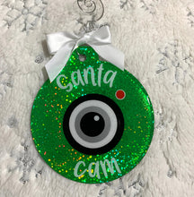Load image into Gallery viewer, Santa cam ornament
